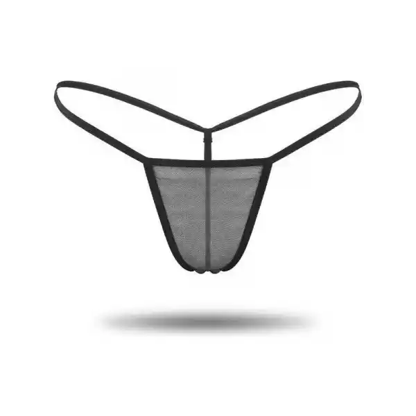 Tül Detaylı Tanga Külot V6600
