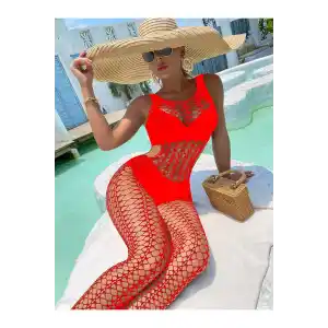 Kadın Seksi Fantazi File Çorabı Utra Esnek Büyük Beden Uygun