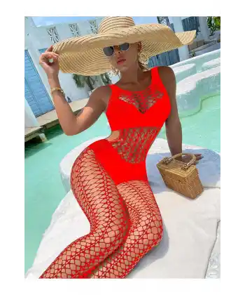 Kadın Seksi Fantazi File Çorabı Utra Esnek Büyük Beden Uygun