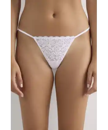 Transparan Dantel Tanga Külot V6500