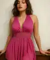 Dantel Detaylı Transparan Babydoll V2403