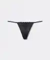 Transparan Dantel Tanga Külot V6500