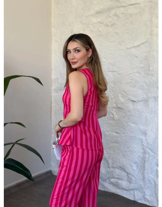 Modern çizgili barbie takım