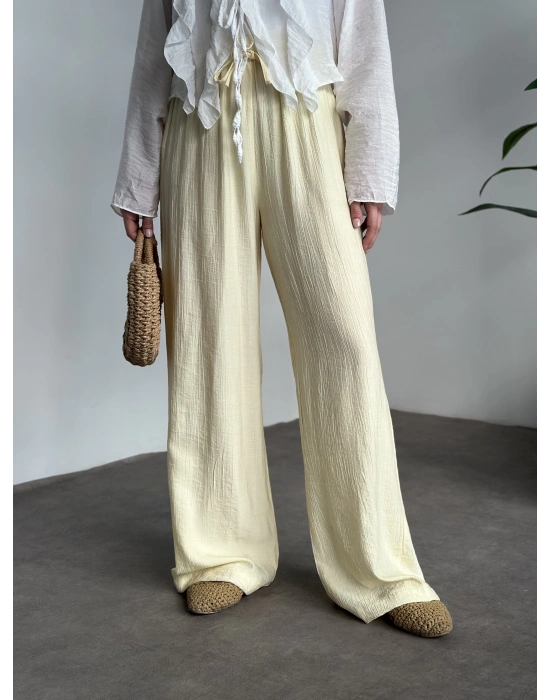 Şalvar model salaş pantolon sarı