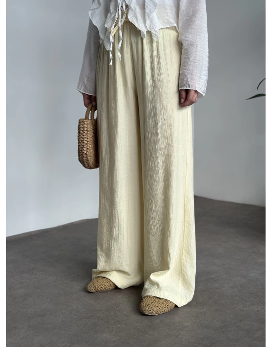 Şalvar model salaş pantolon sarı