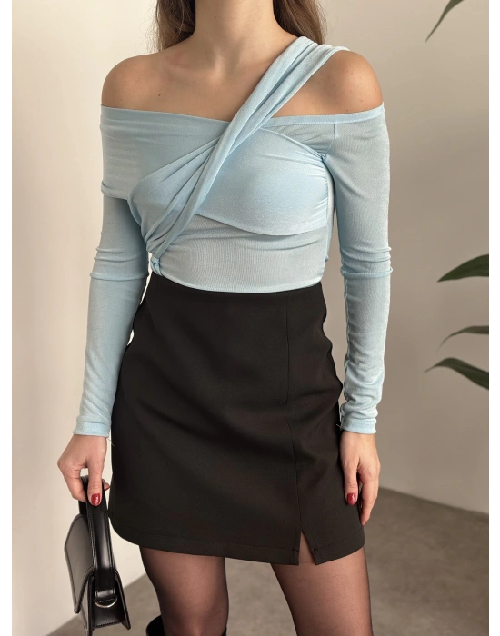 Zr marka etiketli çoklu bluz mavi