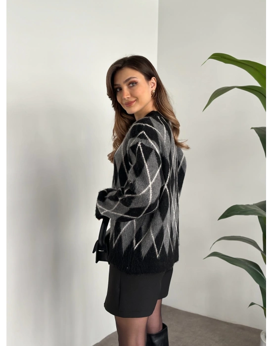 Zr yırtmaç detay şortu etek siyah