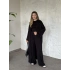 Basic üst & pantolonlu 3’lü takım siyah