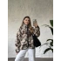 Dik yaka fermuarlı soft polar kamuflaj