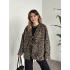 Marka model oversize sakallı ceket leopar