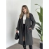Premium kalite kaşe kaban antrasit