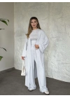Basic üst & pantolonlu 3’lü takım gri