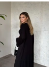 Basic üst & pantolonlu 3’lü takım siyah