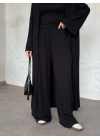 Basic üst & pantolonlu 3’lü takım siyah