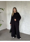 Basic üst & pantolonlu 3’lü takım siyah
