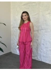 Modern çizgili barbie takım