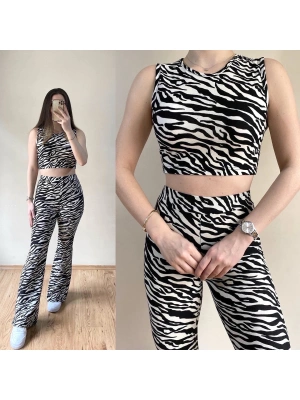 Zebra desen pantolon SADECE PANTOLON