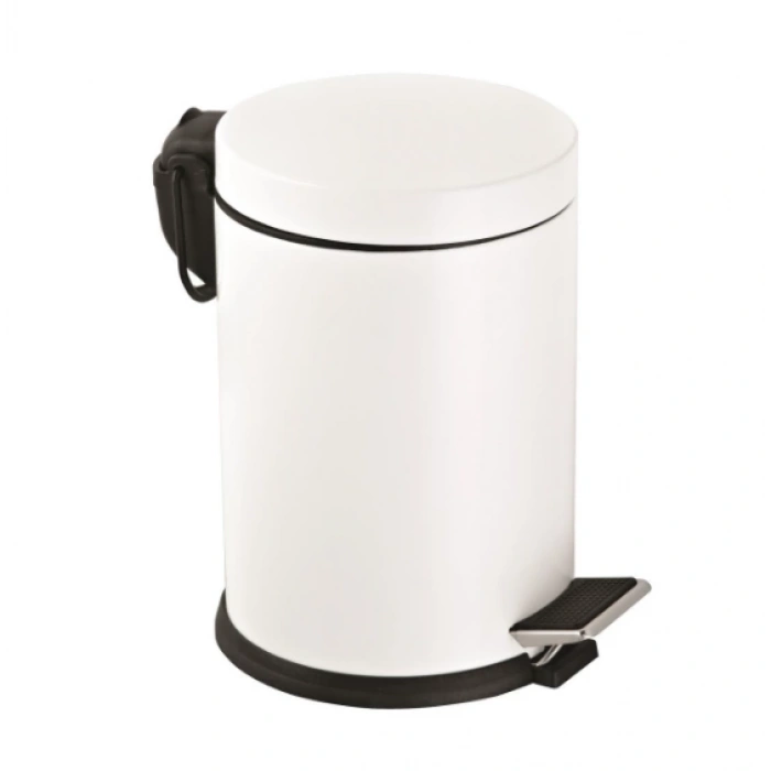 12 Lt Pedallı Çöp Kovası Beyaz ( 1 Adet )