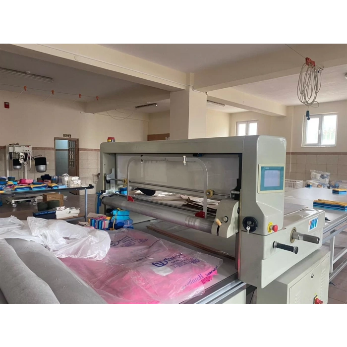 2. El Özbilim P2 Otomatik Tüp Kumaş Serim Makinesi + 8 Metre Masa