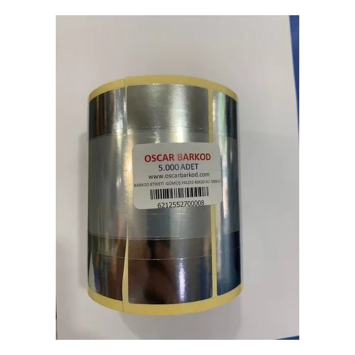 40 X 20 5 Lİ 5000 LİK RULO SİLVER KUŞE