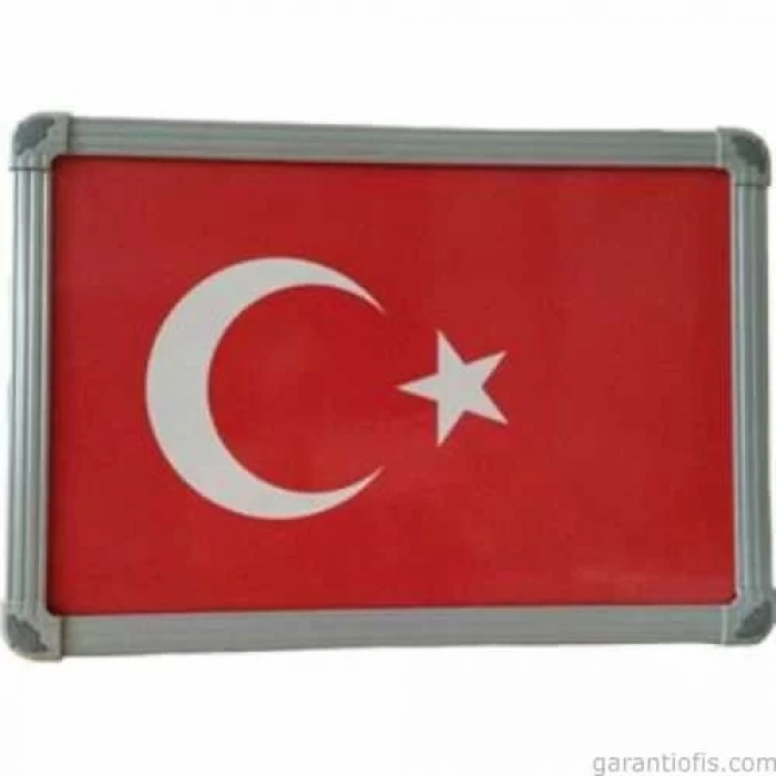 Panda PAN 414 Alüminyum Çerçeve Türk Bayrağı (21x30 cm)