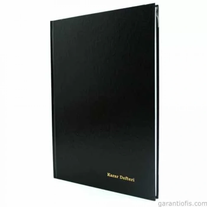Dilman Numaralı Ciltli Karar Defteri (96 Yaprak)