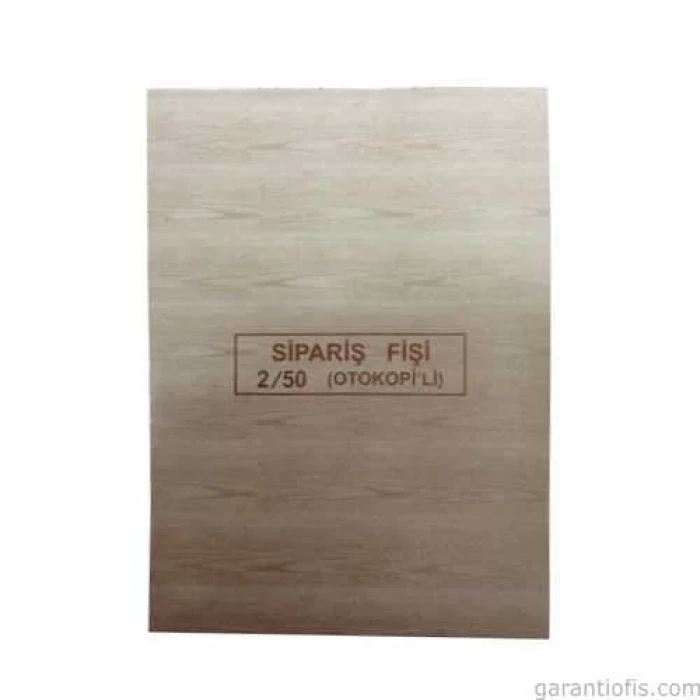 Dilman Otokopili Sipariş Fişi (2/50 - 2 Nüsha)