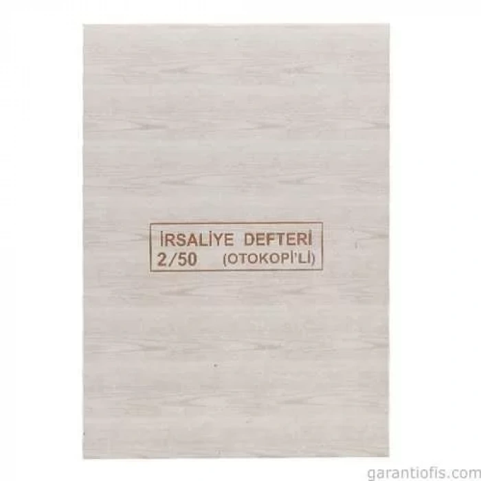 Dilman Otokopili İrsaliye Defteri (2/50 - 2 Nüsha)