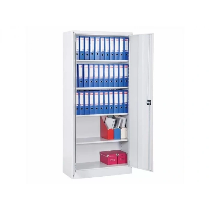Tam Boy Açık Gri Dosya Dolabı Metal 198cm (Klasör Dolabı)