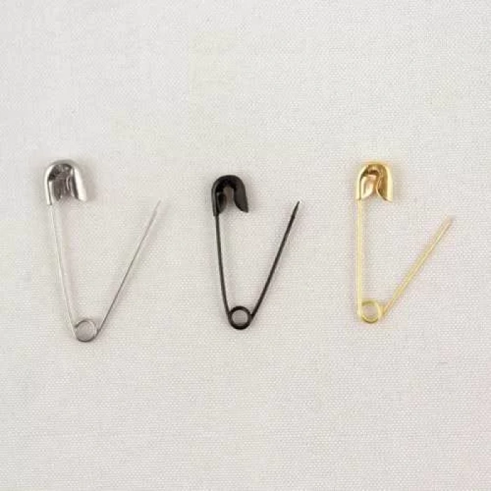 Saip Gümüş Çengelli İğne (22 mm)