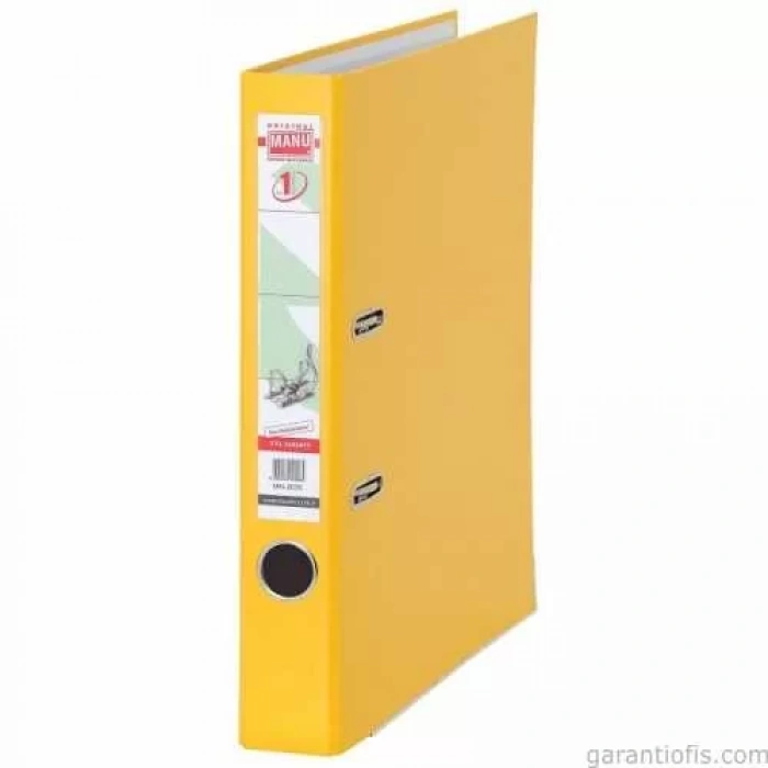 Esselte Manu 2035 Sarı Dar Plastik Klasör
