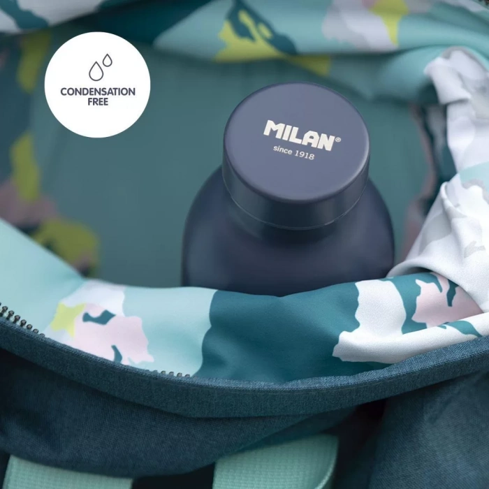 Milan Matara Paslanmaz Çelik İzotermal Şişe 591 ML 1918 Serisi Lacivert