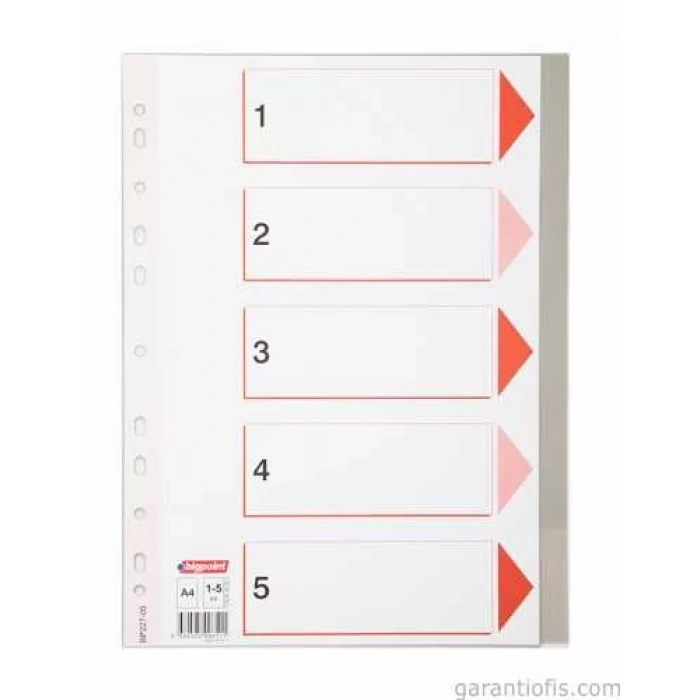 BigPoint 1-5 Rakamlı Seperatör