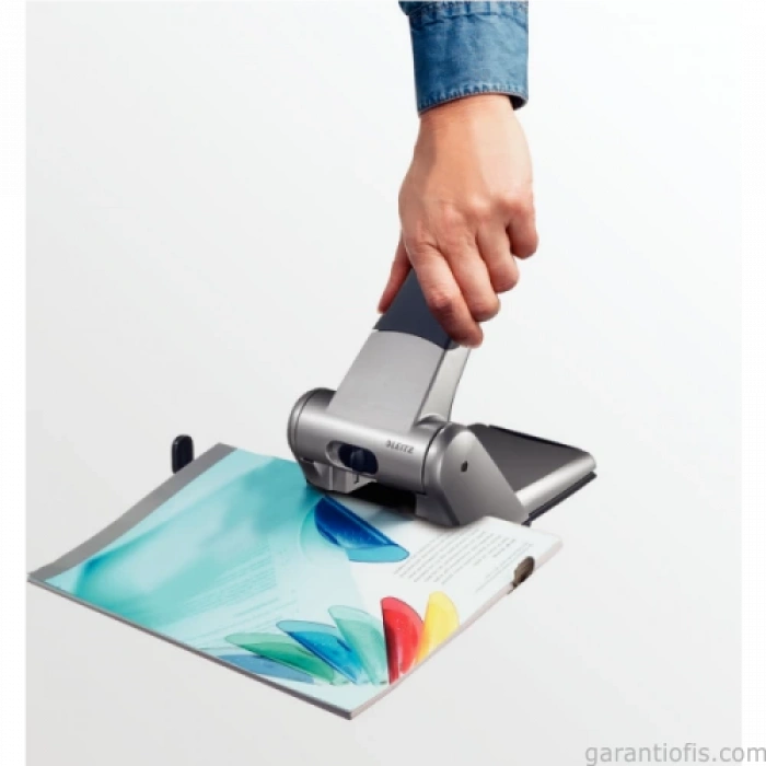 Leitz 5180 Ekstra Güçlü Kırmızı Delgeç (65 Sayfa Kapasiteli)