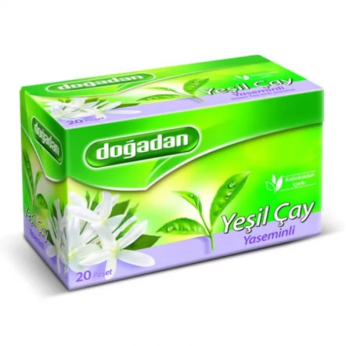 Doğadan Yeşil Çay Yaseminli (20 li Paket)