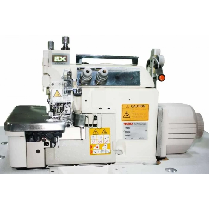 Yuki YK-8200T-04M5-50-TA-TKA 4 İplik Alttan Üstten Transportlu Cep Biye Over. + D.Drive