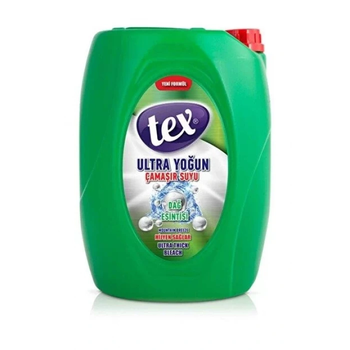 Tex Ultra Yoğun Çamaşır Suyu Dağ Esintisi (5 Litre)