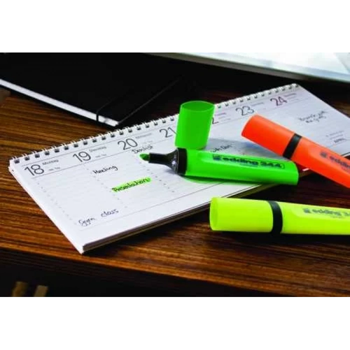 Edding Fosforlu Kalem Karma Renkli Set 344 (5 li Paket)