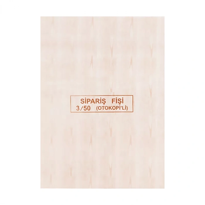 DİLMAN SİPARİŞ FİŞİ 3x50 3 NÜSHA