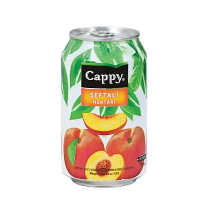 Cappy Şeftali Nektarı Kutu Meyve Suyu 330ml (12 li Koli)
