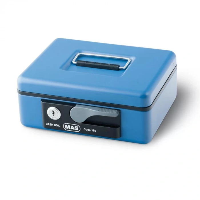 Mas 185 Orta Boy Metal Para Kasası Mavi