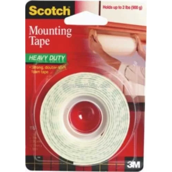 Scotch 110 Çift Taraflı Rulo Köpük Bant (Ağır malz. için)