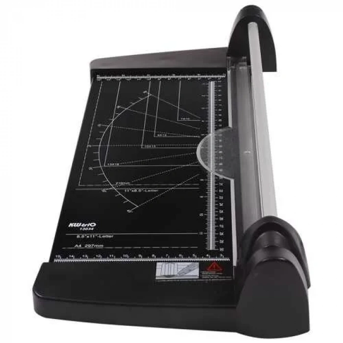 KW-trio 3034 Pratik A4 Sürgülü Giyotin (10 Yaprak Kapasiteli)
