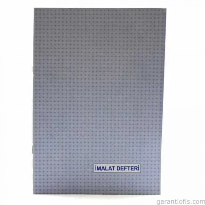 Dilman Karton Kapak İmalat Defteri (40 Yaprak)