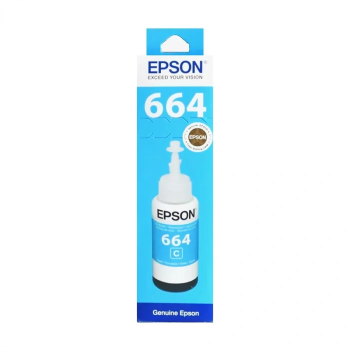 EPSON T664 C13T66424A MAVİ MÜREKKEP KARTUŞ 70ml (L100 L200 L300 L500 L1300)