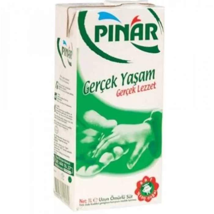 Pınar UHT Tam Yağlı Süt 1 Litre (12 li Koli)