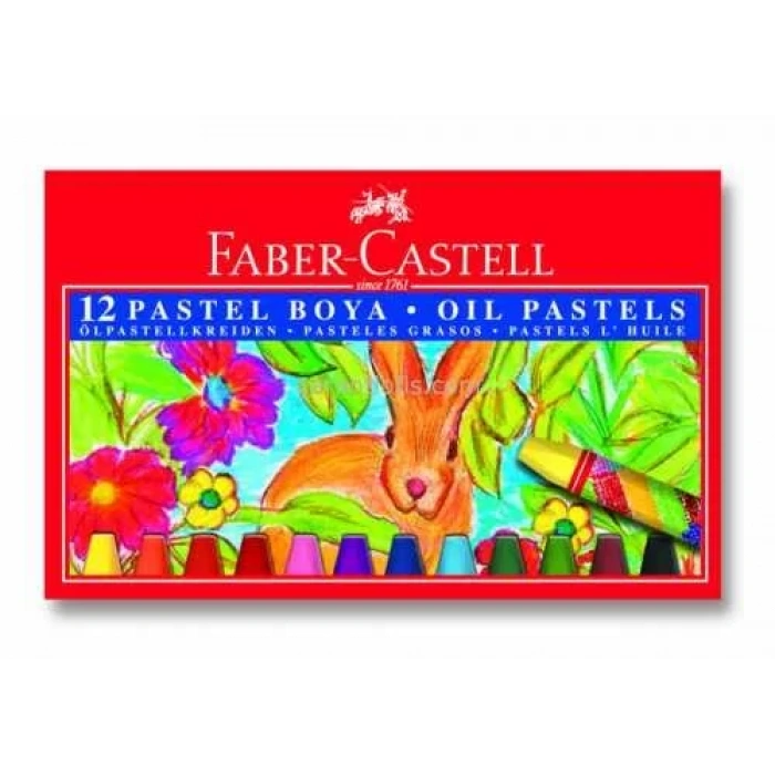 Faber Castell Pastel Boya Karton Kutulu (12 Renk)