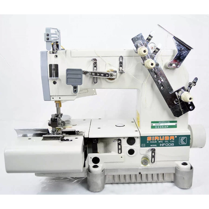 Siruba HF008-02064P/FBQ/C İki İğne Bıçaklı Kot Köprü Hazırlama Makinası (Tayvan)
