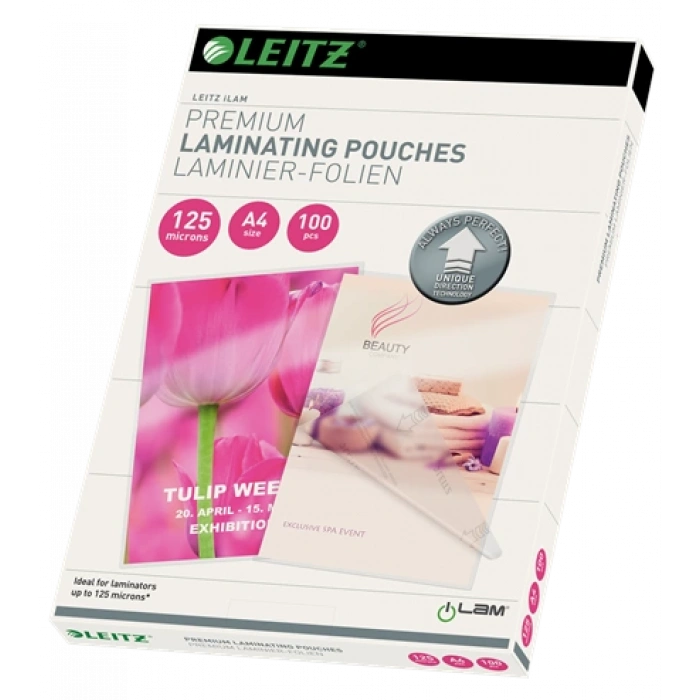 Leitz 7481 Laminasyon Poşeti A4 / 125 Mikron (100 lü Paket)