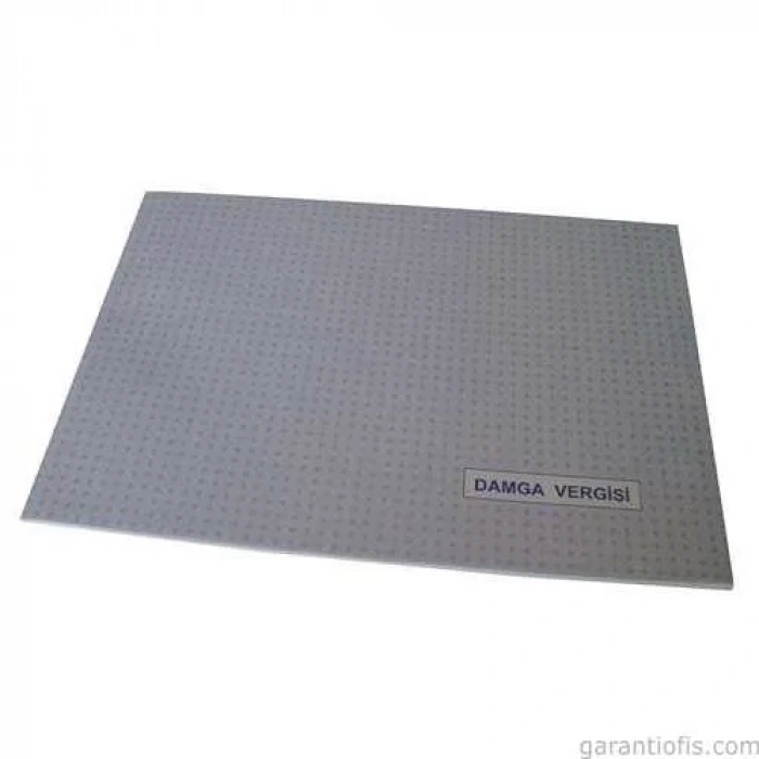 Dilman Numaralı Damga Vergisi Defteri (Karton Kapak - 40 Yaprak)